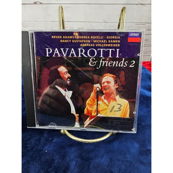 PAVAROTTI & FRIENDS 2 Bryan Adams Bocelli Andreas Vollenweider Gustafson 1994 CD - Picture 2 of 5